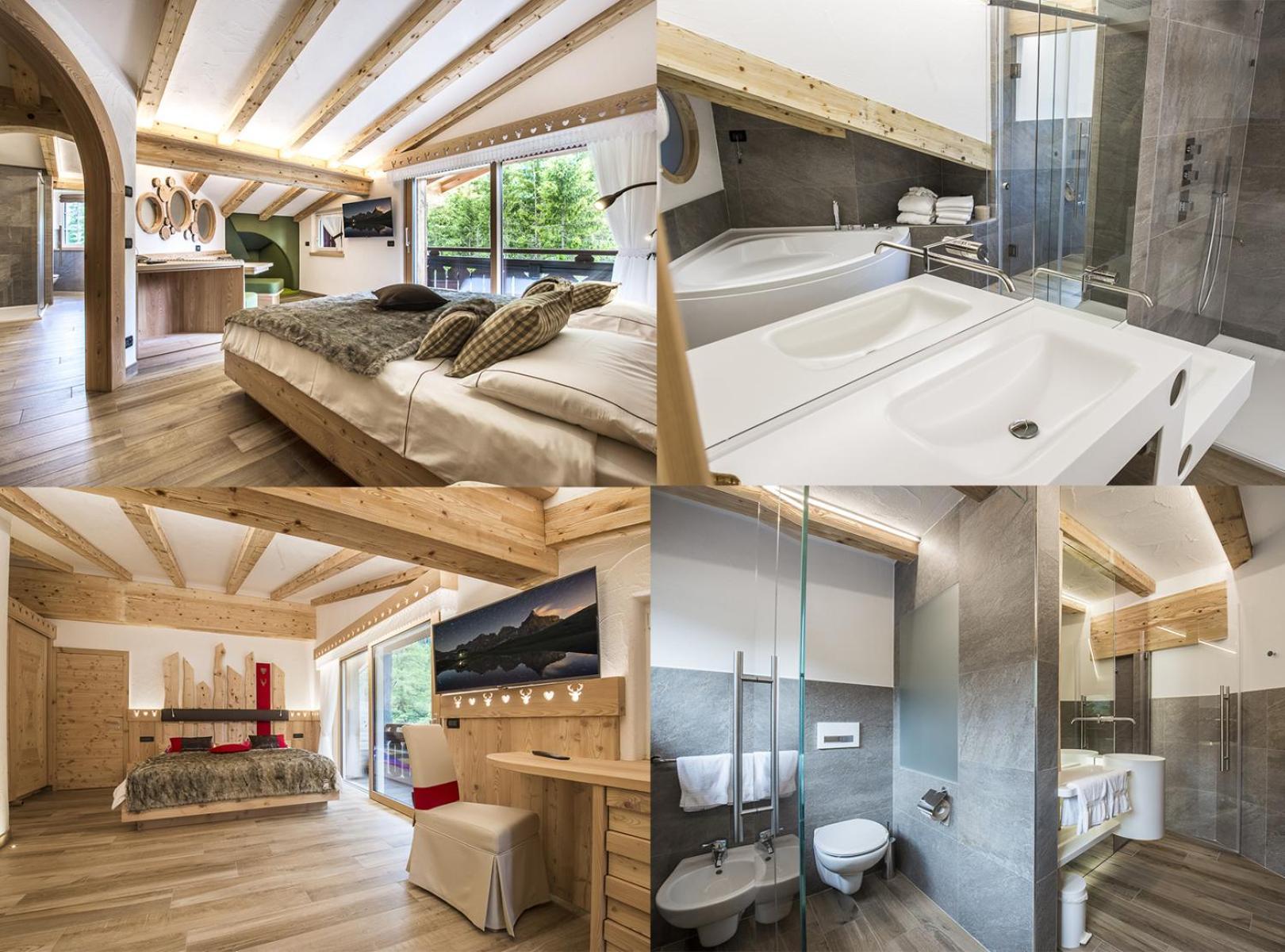 Chalet Pineta Relax Location Canazei Bagian luar foto